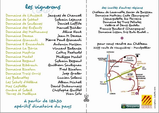 Millesime 2013 Bio - Salon Montpellier OFF